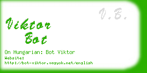 viktor bot business card